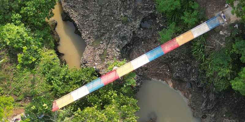 Telkom Indonesia Rekonstruksi Jembatan di Desa Cimahpar, Sukabumi untuk Dukung Pemerataan&nbsp;Pembangunan