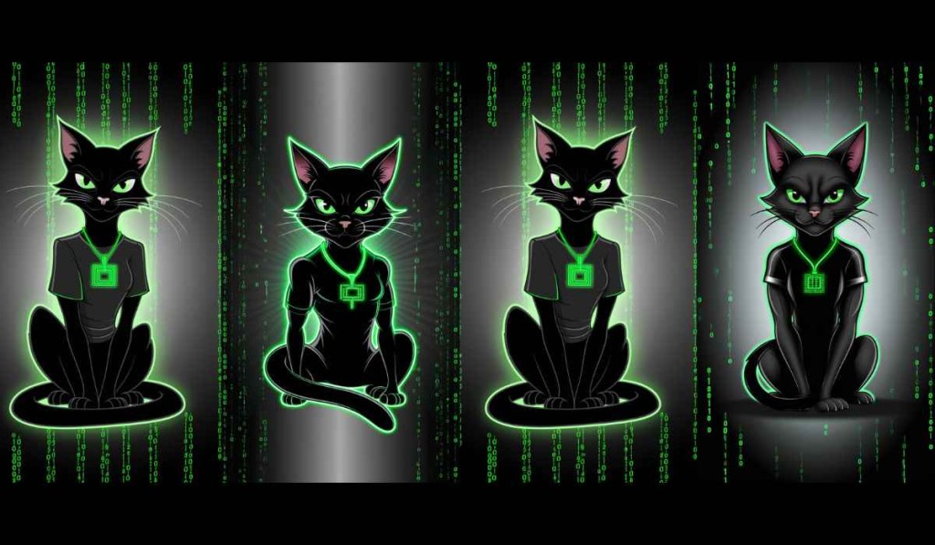 Aesthetic Dark Cat Wallpaper for Phone: Adding a Touch of Fantasy and&nbsp;Mystery