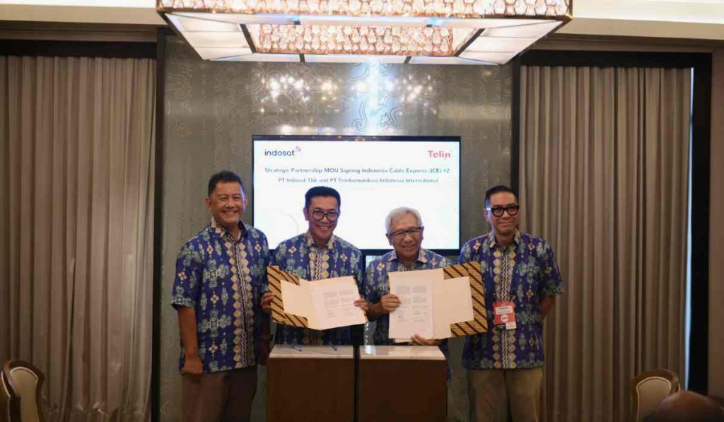 Telekomunikasi Indonesia International dan Indosat Ooredoo Hutchison Resmi Berkolaborasi dalam Pengembangan Infrastruktur Telekomunikasi&nbsp;Nasional